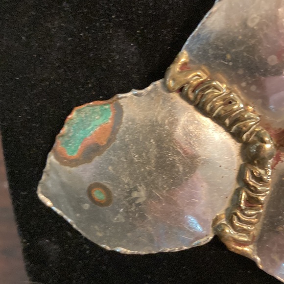 Hand made metal beaded pendant - Picture 2 of 6